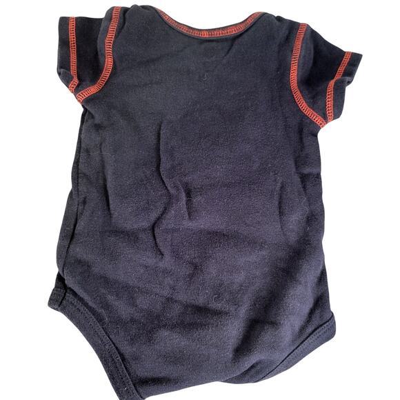 Baby 0-3M Bodysuit Lot of 4 NFL Denver Broncos & Patterned Football Blue Orange - Picture 3 of 16